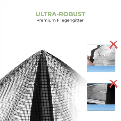 Magnet Fliegengitter Tür - Selbstschließend - Ohne Bohren