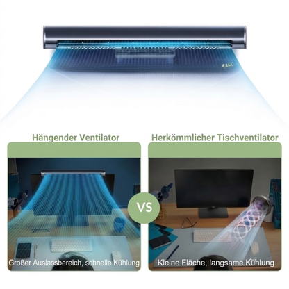 USB-Ventilator Ohne Flügel - Monitor-Ventilator - Verstellbarer Luftstrom
