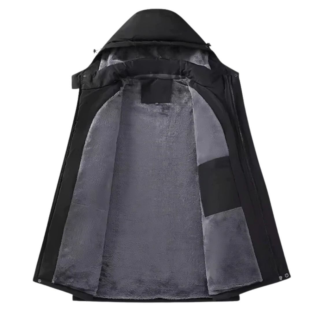 Winterjacke Herren Wasserdicht - Gefütterte Übergangsjacke, bis 7XL