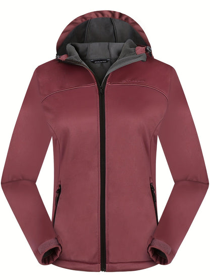 Softshelljacke Damen - Mit Fleecefutter - Verstellbare Kapuze