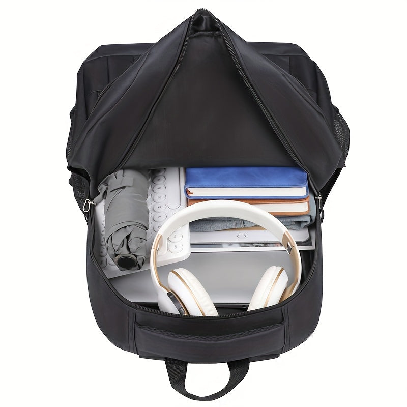 Schulrucksack für Herren - mehrere Fächer - Netzrücken