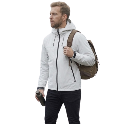 Wanderjacke Herren - Wasserdicht 5.000 mm - Fest sitzende Kapuze
