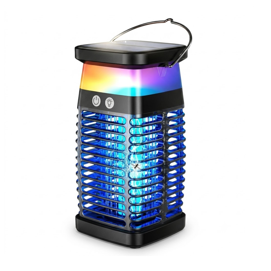 Solar Mückenlampe - Insektenvernichter Elektrisch - Camping Laterne