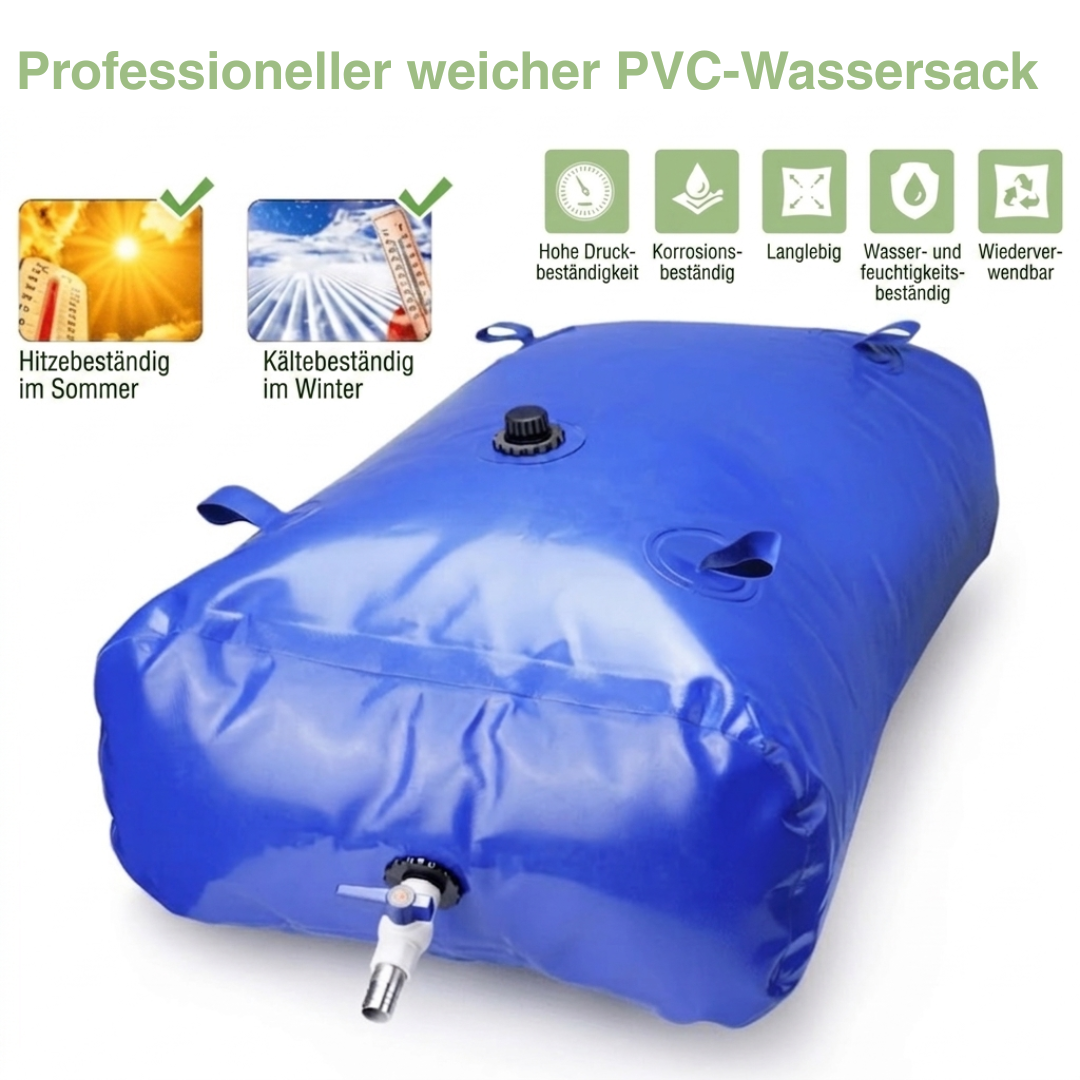 Faltbarer Wassertank – PVC Tragbarer Wassersack – 240L bis 1000L