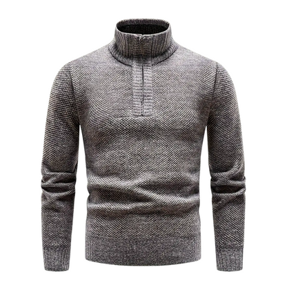 Strickpullover Herren - Fleecefutter - Thermo Winterpullover