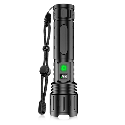 Taschenlampe Extrem Hell - 10.000 Lumen - LED mit Zoom