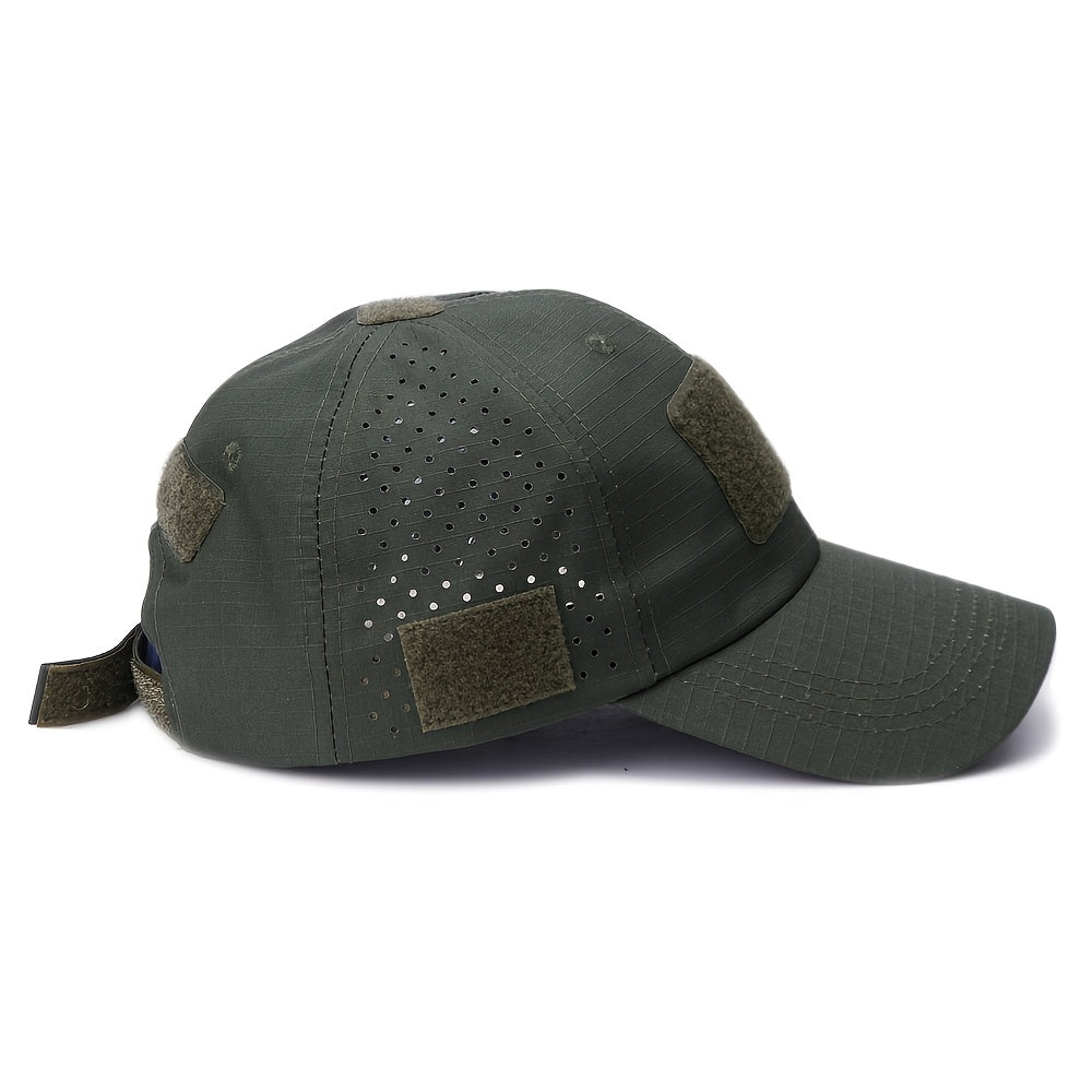Herren-Camouflage-Tactical-Cap - Atmungsaktiv - Brillenhalter