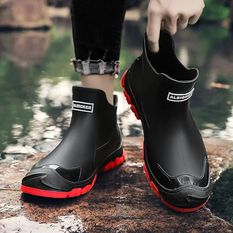 Kurze Gummistiefel Herren - knöchelhoch - Profilsohle