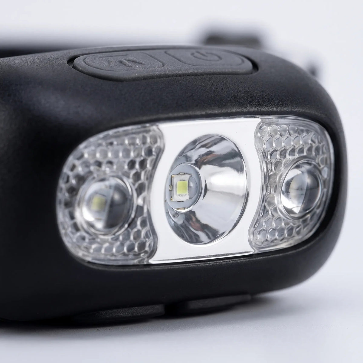 LED-Stirnlampe mit Bewegungssensor, USB-C-Anschluss und verstellbarem Kopfband – Ansicht 3