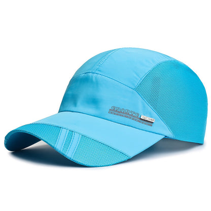 Herren-Sportcap mit Schirm - Schnelltrocknend - Mesh-Panels