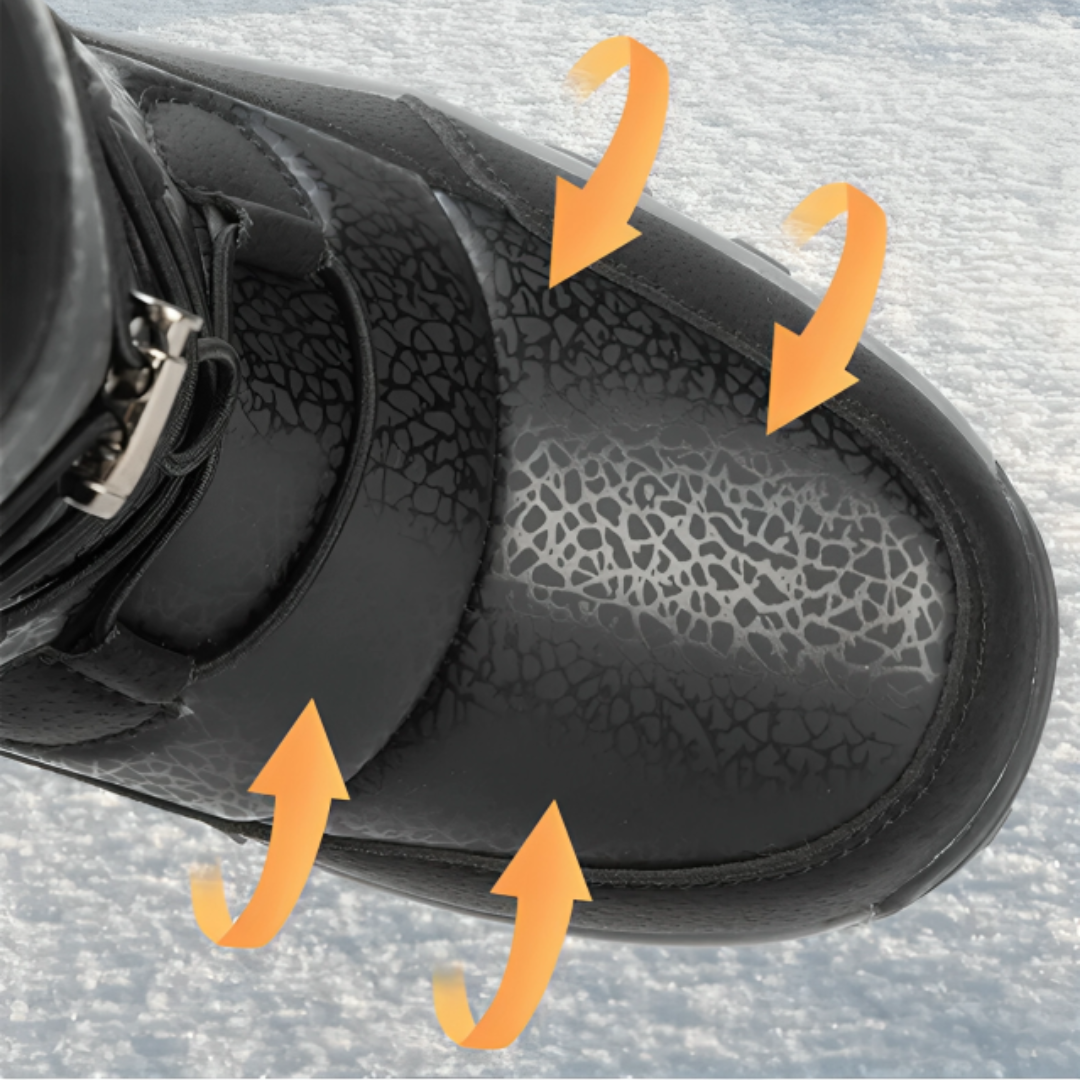 Winterstiefel Damen Wasserdicht mit Warmfutter Plateausohle