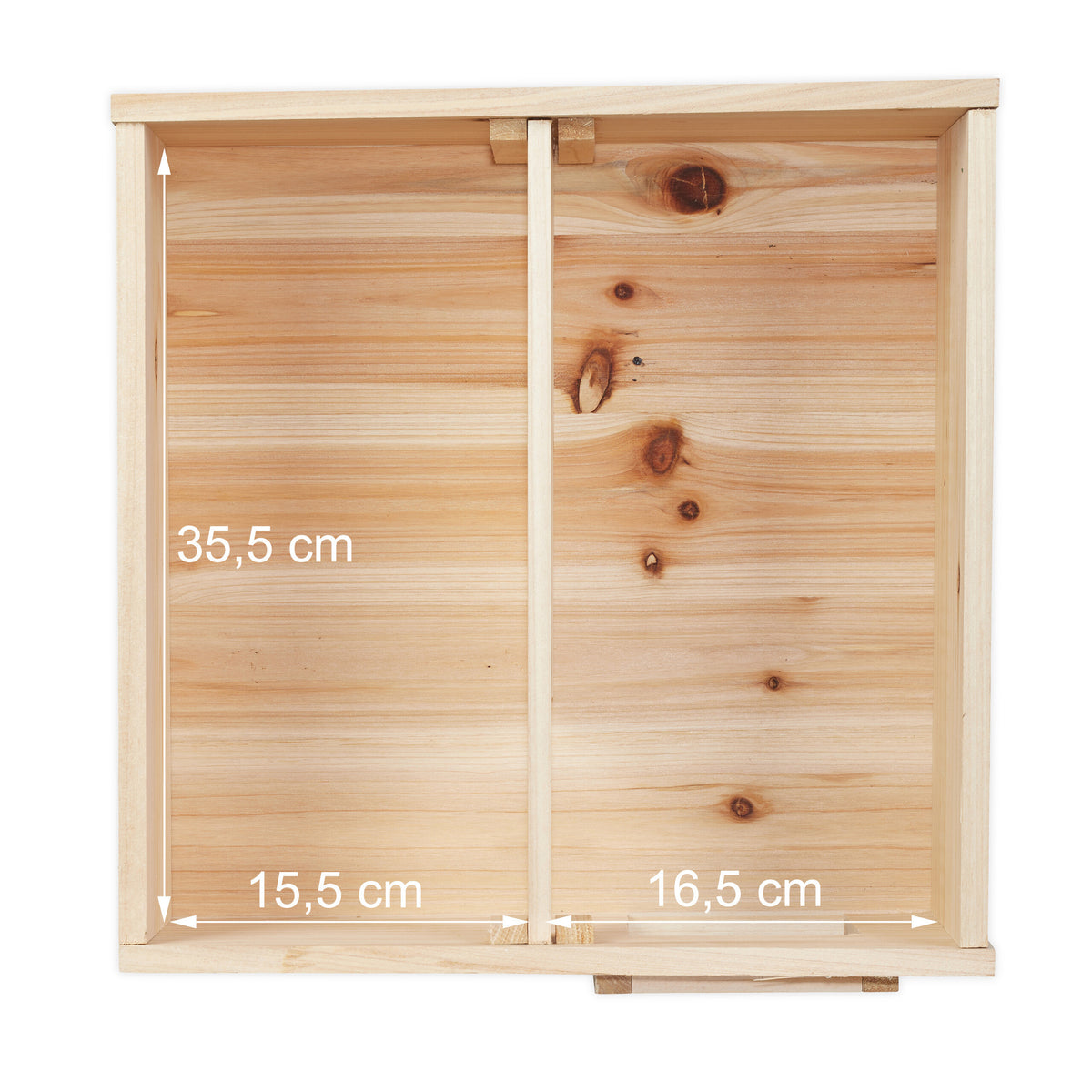 Igelhaus in Natur - 40 x 21,5 x 40 cm - Unterschlupf für den Garten