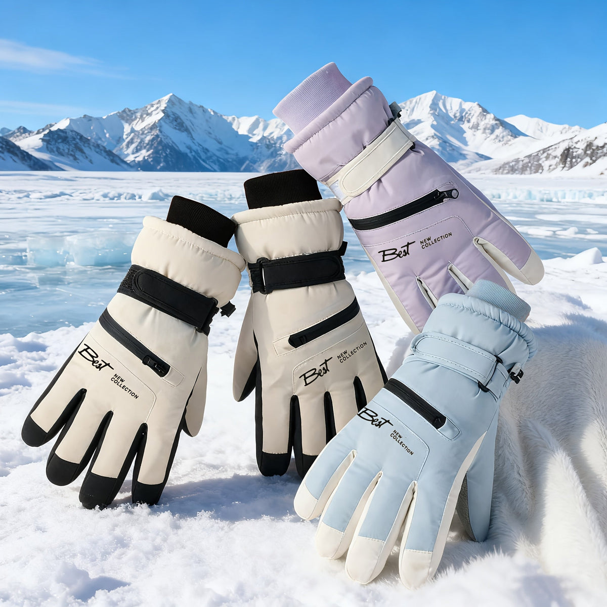 Skihandschuhe wasserdicht - Touchscreen - für Damen und Herren