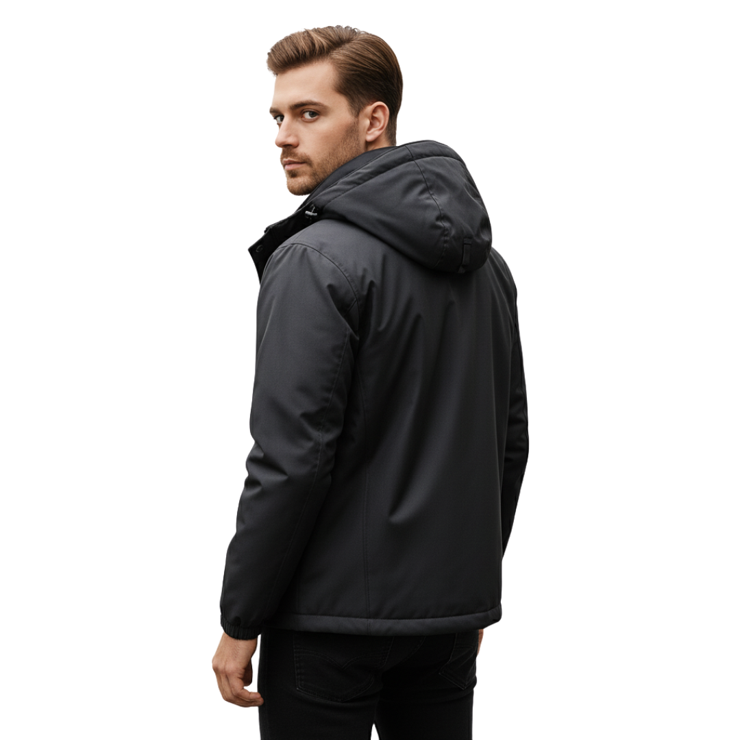Winterjacke Herren Wasserdicht - Gefütterte Übergangsjacke, bis 7XL