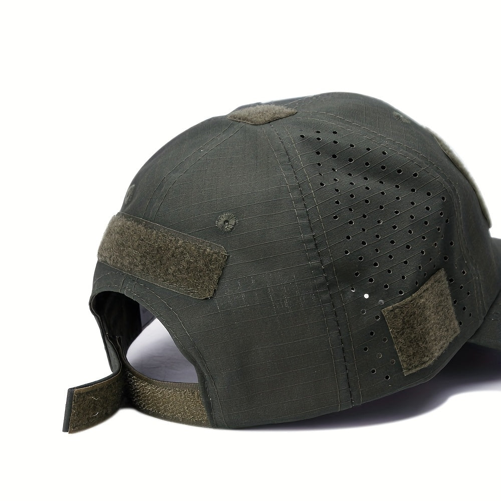 Herren-Camouflage-Tactical-Cap - Atmungsaktiv - Brillenhalter
