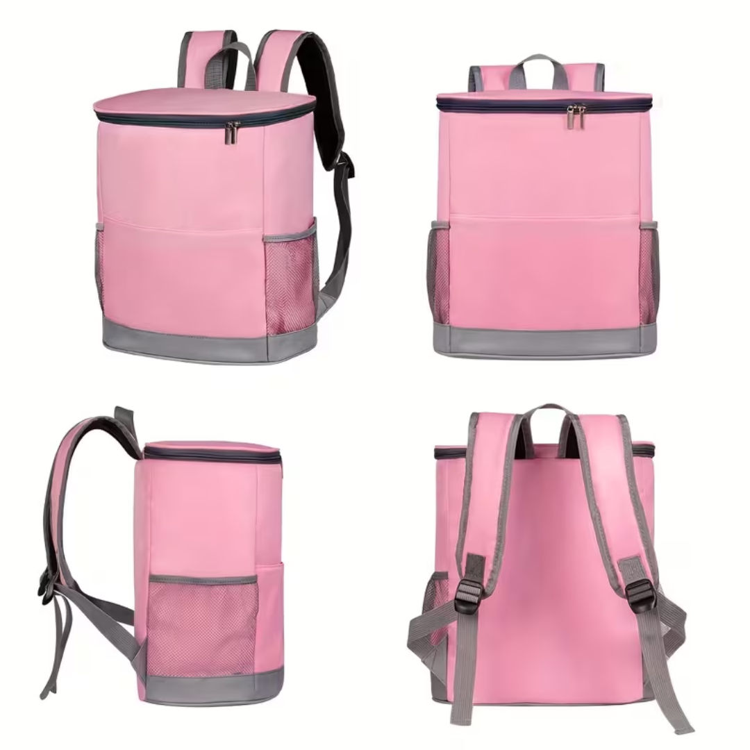 Isolierter Kühlrucksack - Picknick Lunchtasche - Auslaufsichere Kühltasche