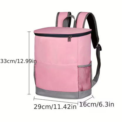 Isolierter Kühlrucksack - Picknick Lunchtasche - Auslaufsichere Kühltasche