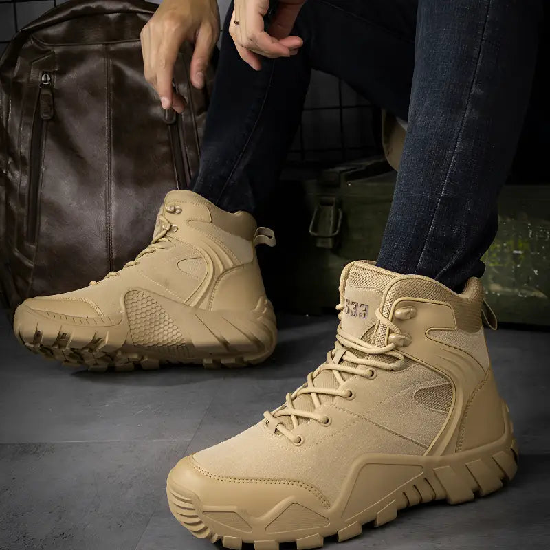 Militärstiefel Herren Leicht - Knöchelstütze - Grobstollenprofil