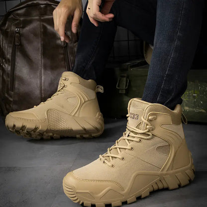Militärstiefel Herren Leicht - Knöchelstütze - Grobstollenprofil