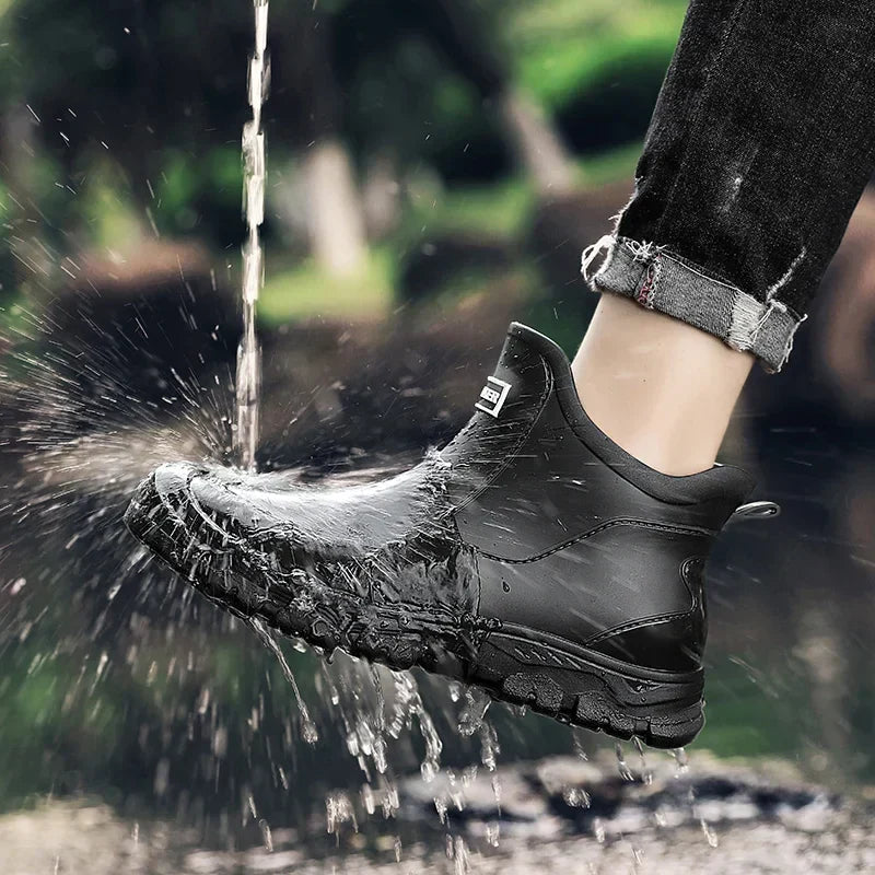 Kurze Gummistiefel Herren - knöchelhoch - Profilsohle