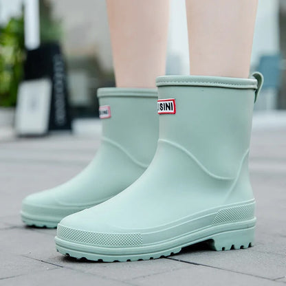 Gummistiefel Damen Halbschaft Wasserdicht & Rutschfest
