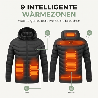 Beheizte Jacke – 9 Wärmezonen