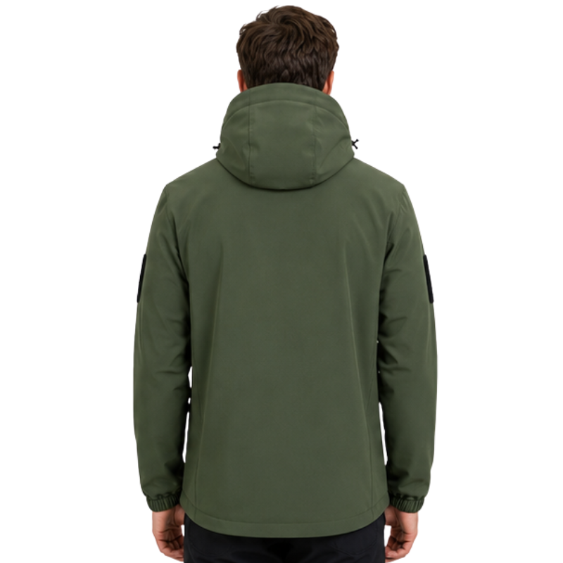 Übergangsjacke Herren - Abnehmbare Kapuze - Fleecefutter