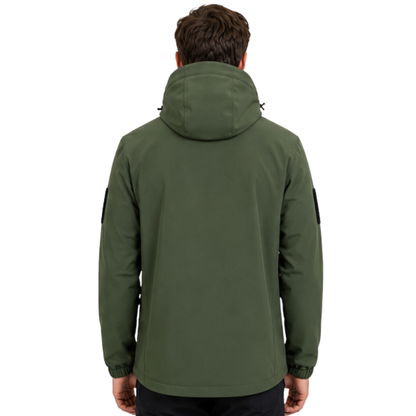 Übergangsjacke Herren - Abnehmbare Kapuze - Fleecefutter