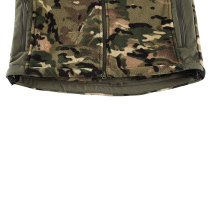 Fleecejacke Herren - Taktisch mit Kapuze - Camouflage & Uni