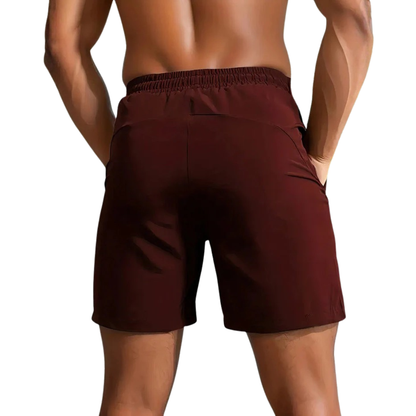 Herren Sportshorts – Reißverschlusstaschen – Atmungsaktiv
