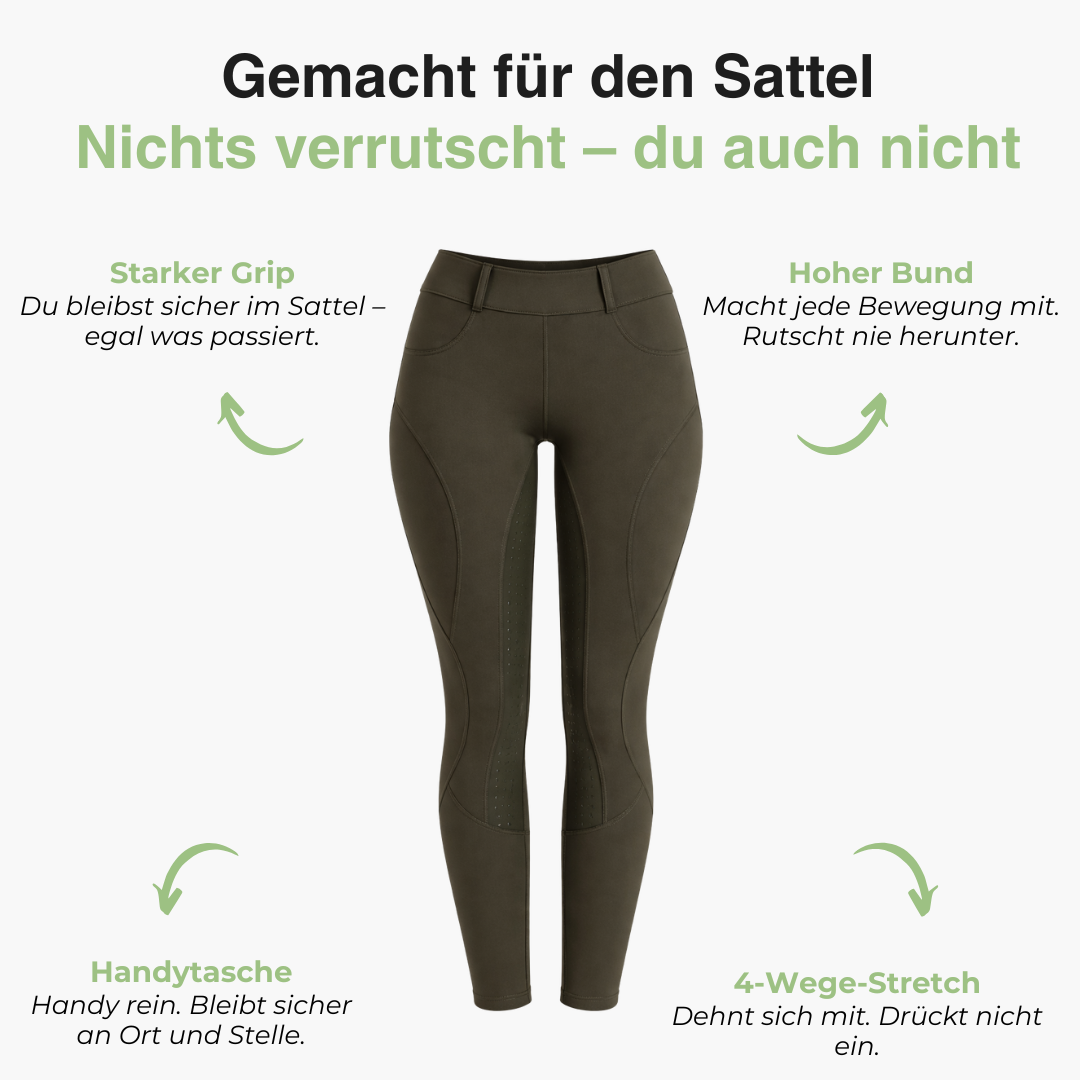 Damen Reithose – Handytasche – Reitleggings