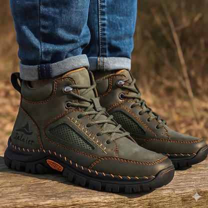 Boots Herren - Veganleder in Lederoptik - Wasserdicht