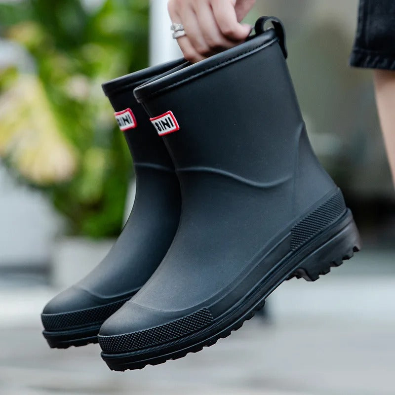 Gummistiefel Damen Halbschaft Wasserdicht & Rutschfest