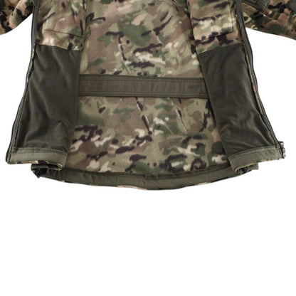 Fleecejacke Herren - Taktisch mit Kapuze - Camouflage & Uni