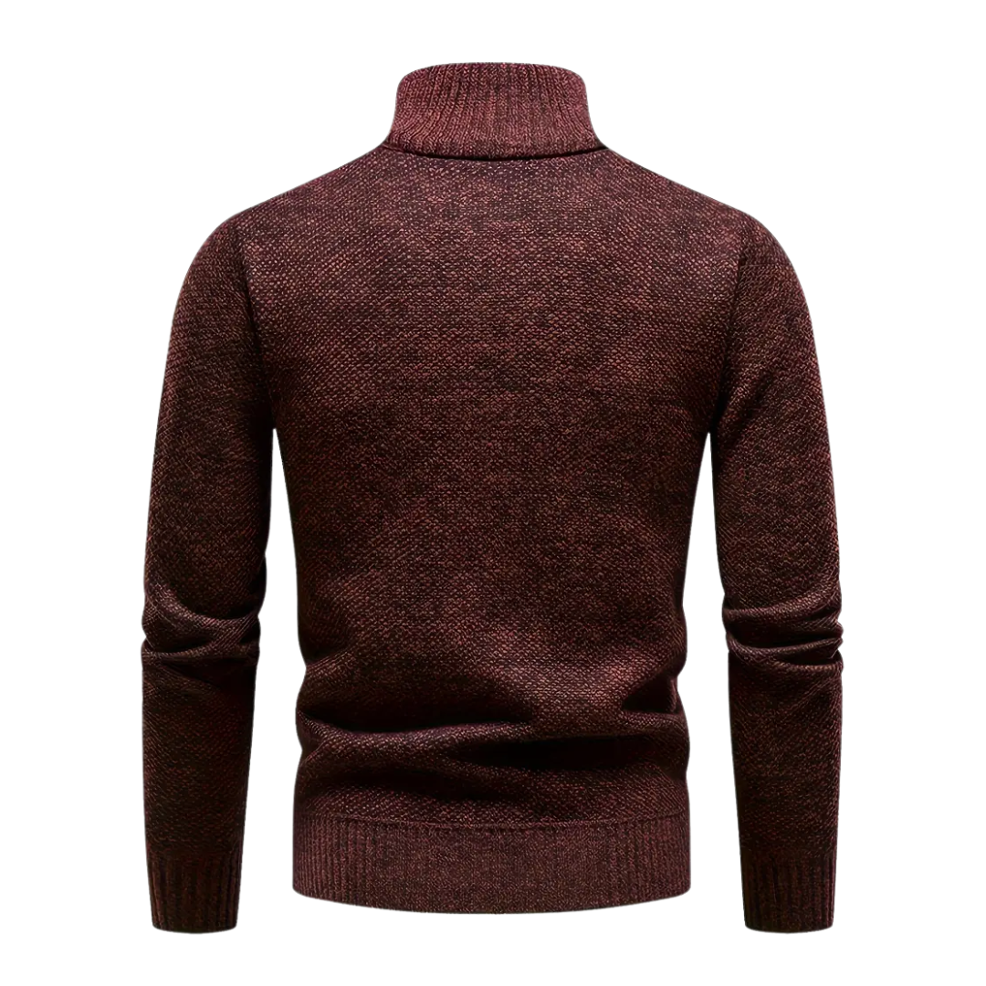 Strickpullover Herren - Fleecefutter - Thermo Winterpullover