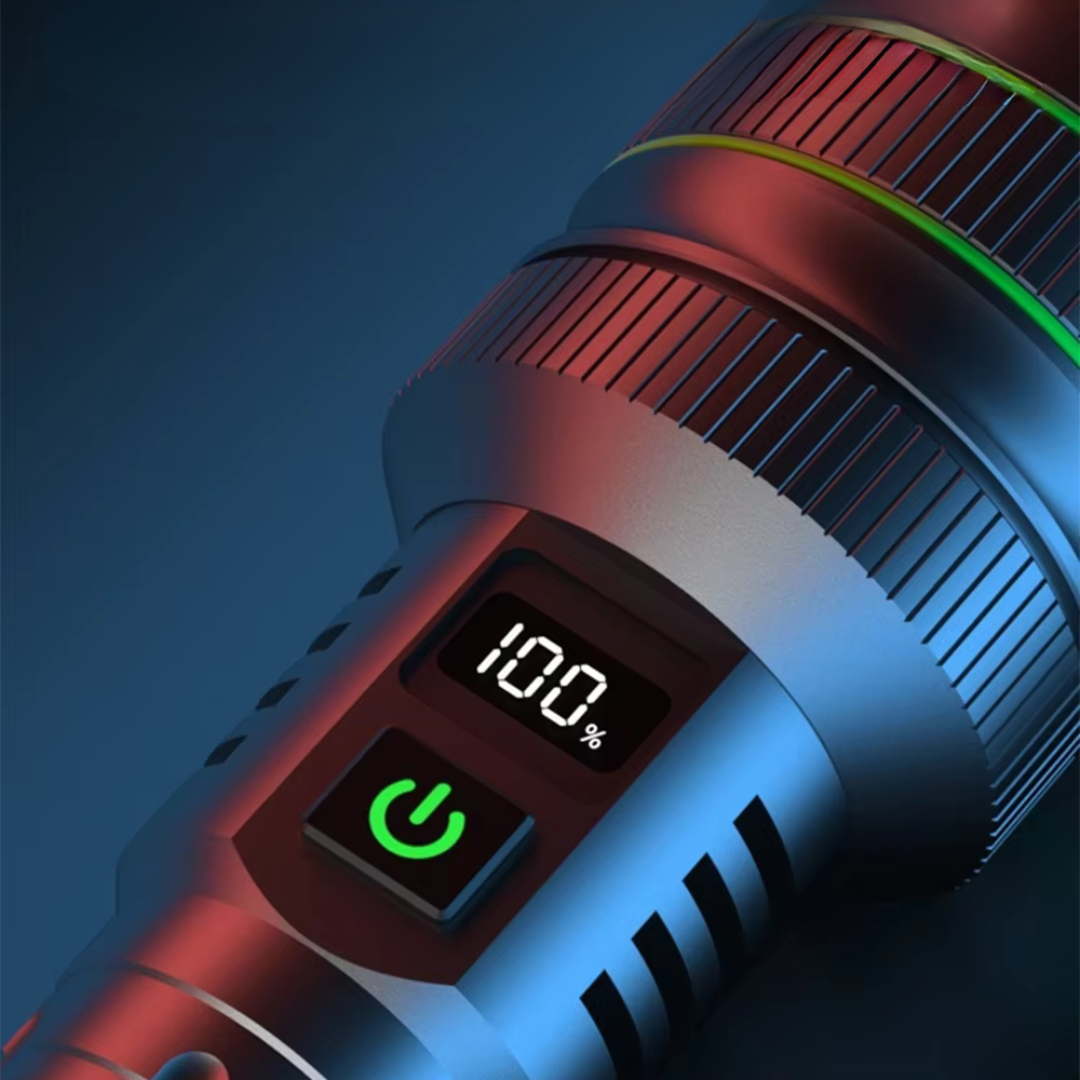 LED Taschenlampe - Zoombar bis 3 km - Extrem Hell