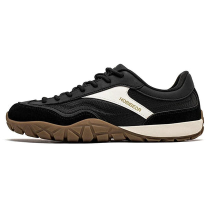 Wanderschuhe mit breiter Zehenbox in Schwarz