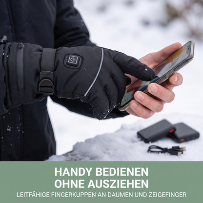 Beheizte Handschuhe mit 3 Heizstufen und Akku