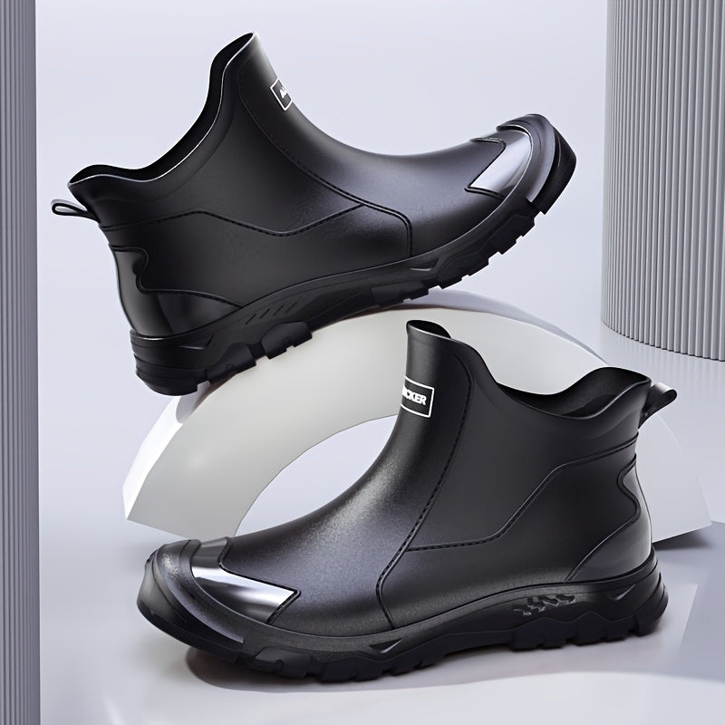 Gummistiefel Damen & Herren - Kurzschaft - Rutschfeste Chelsea Regenstiefel