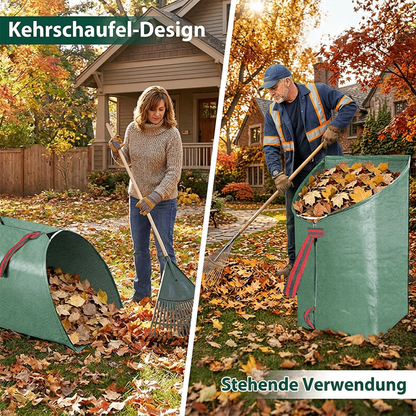 Laubsammler 227 L - Faltbarer Gartenabfallsack im Kehrblech-Stil