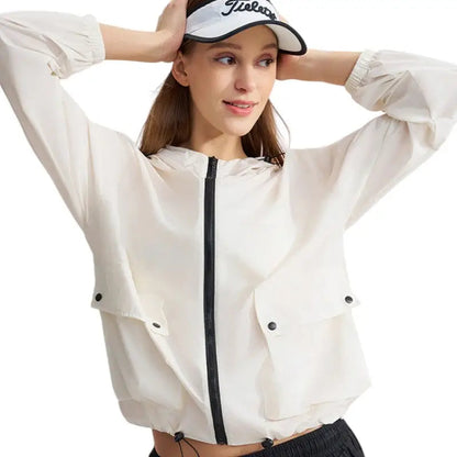 Leichte Sommerjacke Damen - UV-Schutz UPF 50+ - Mit Kapuze