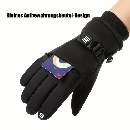 Skihandschuhe Herren - verdickt - winddicht - Touchscreen