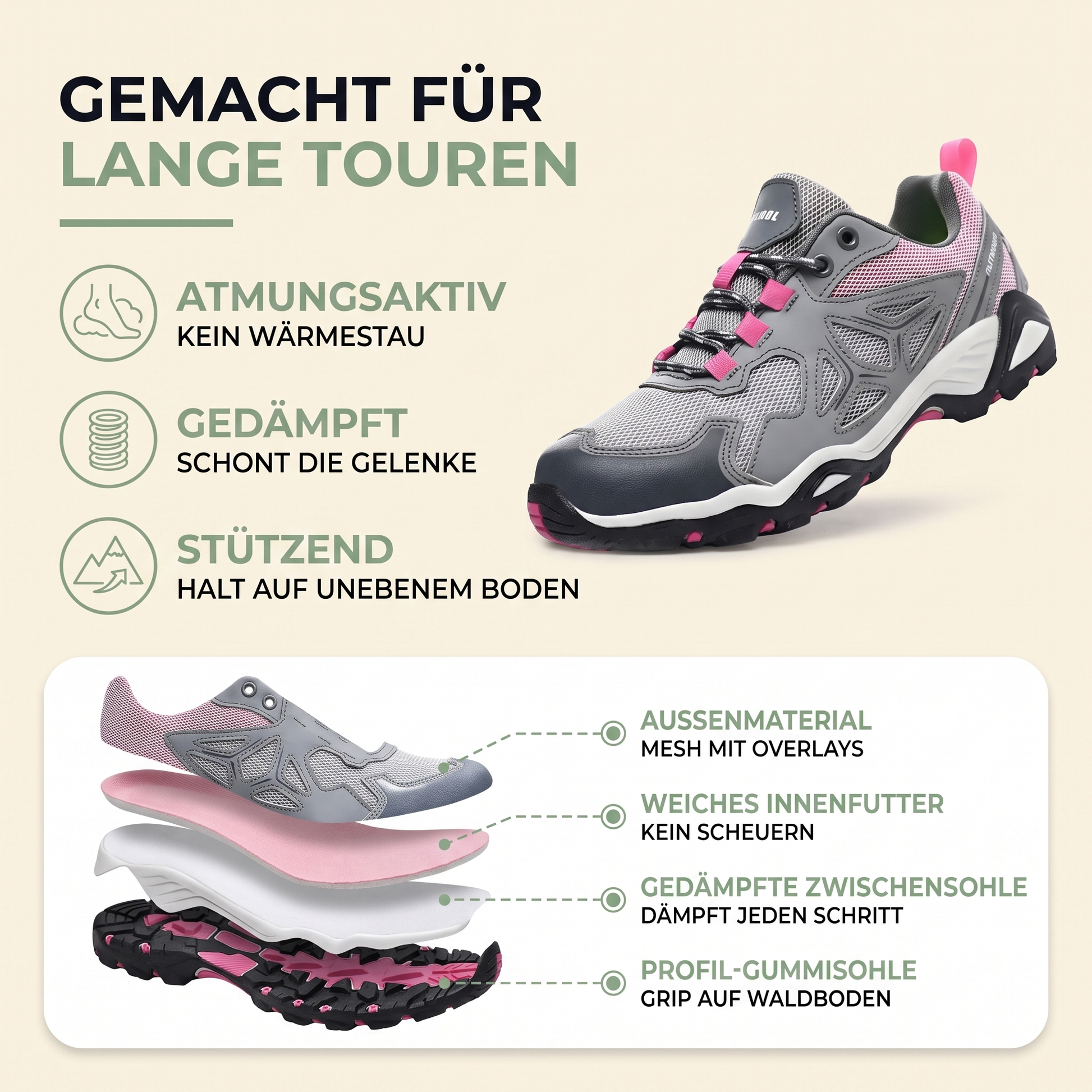 Trekkingschuhe damen