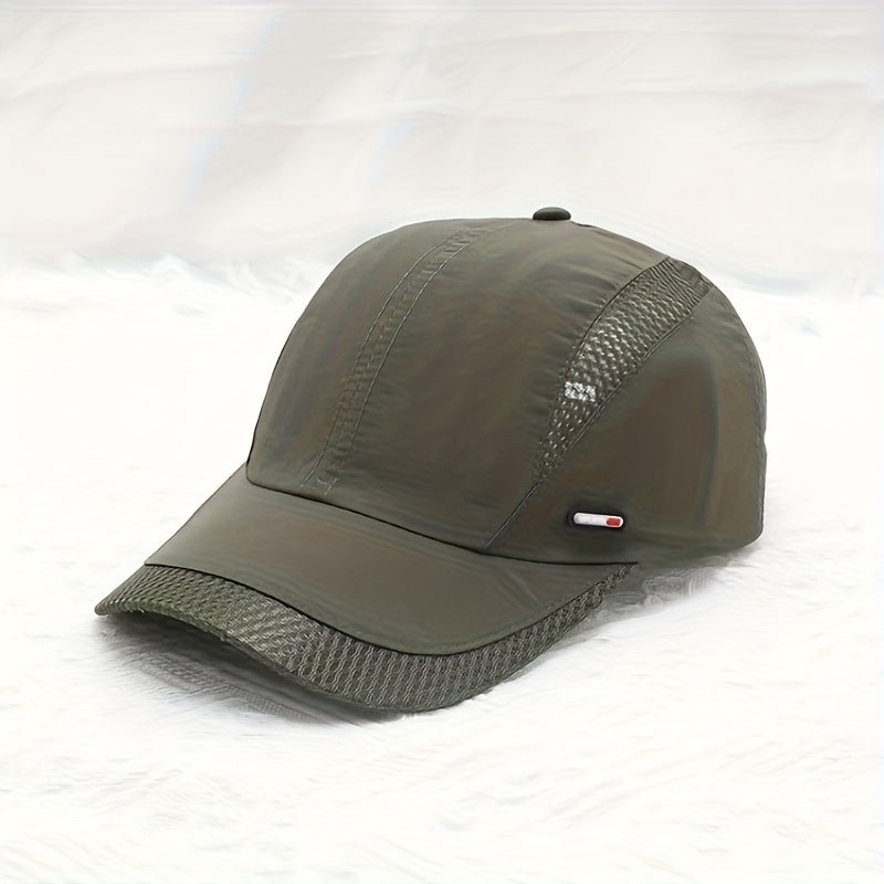 Dünne Herren-Baseballcap - Schnelltrocknend - Mesh-Panels