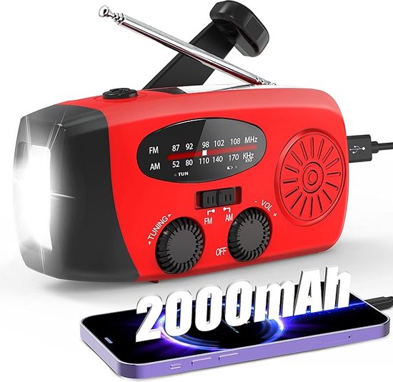Notfallradio – Radio, Powerbank, Taschenlampe – #1 bei Notfällen
