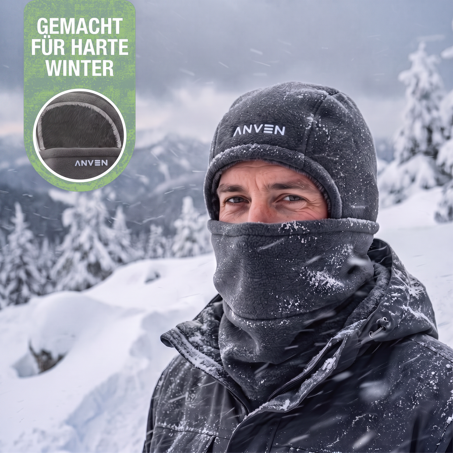 sturmhaube winter - Infografik