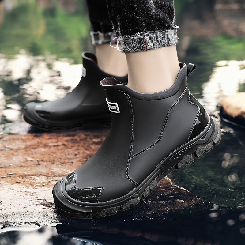 Gummistiefel Damen & Herren - Kurzschaft - Rutschfeste Chelsea Regenstiefel