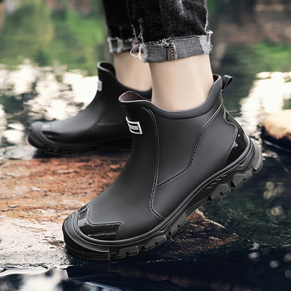 Gummistiefel Damen & Herren - Kurzschaft - Rutschfeste Chelsea Regenstiefel