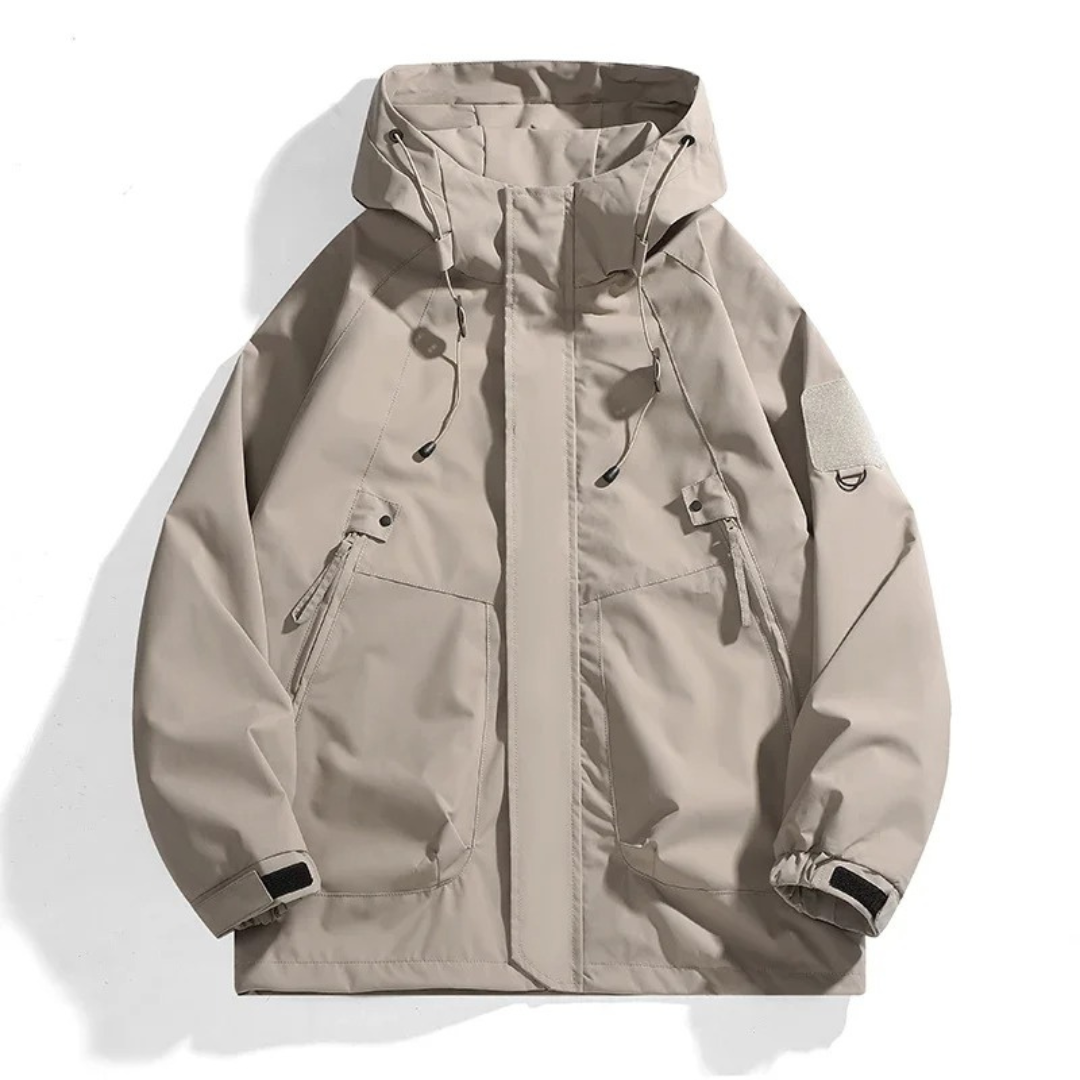 Windbreaker Unisex Wasserdicht - Übergangsjacke mit Kapuze, 5 Farben