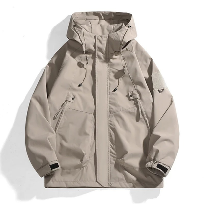 Windbreaker Unisex Wasserdicht - Übergangsjacke mit Kapuze, 5 Farben